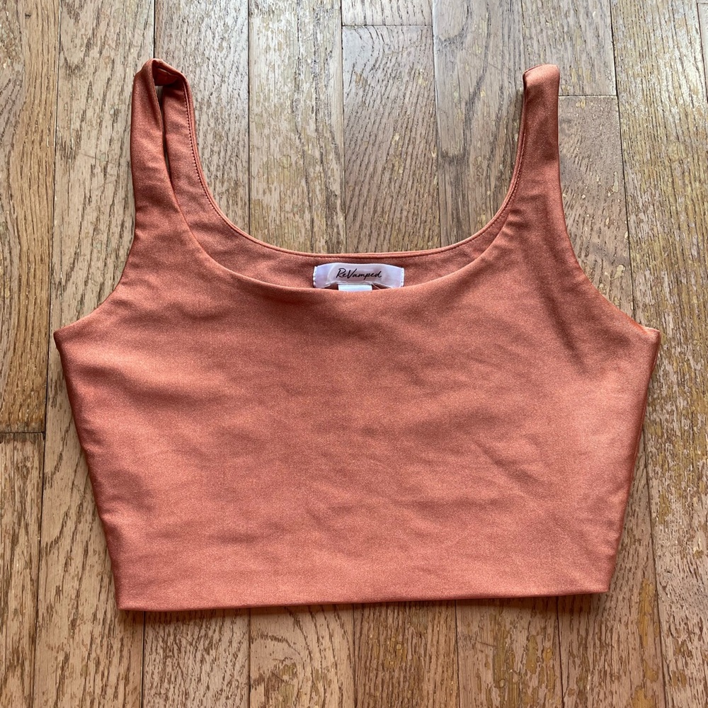 NWOT revamped crop top
